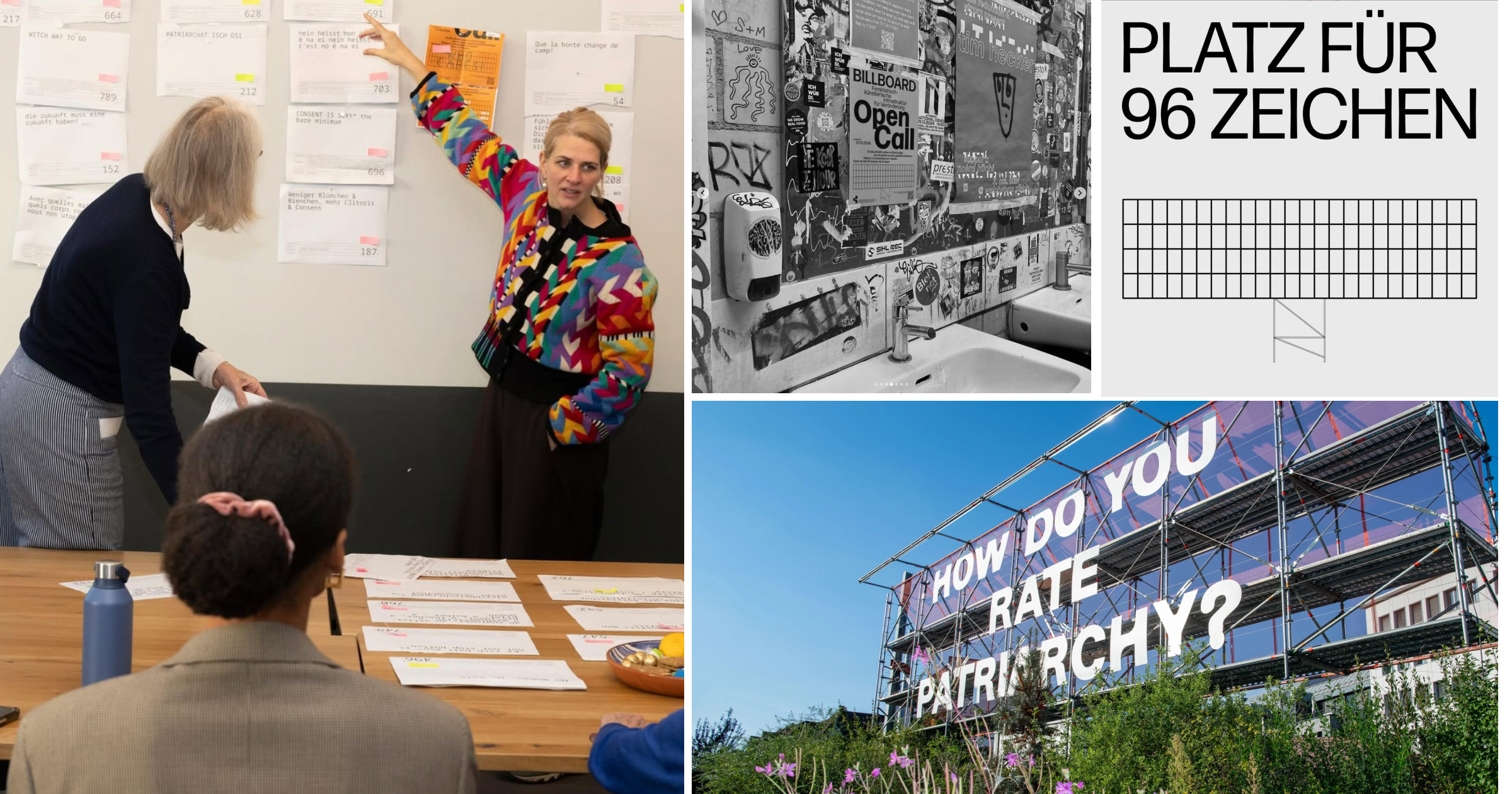 Physical flyers for the open call